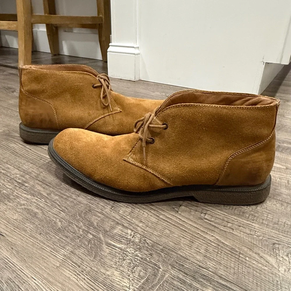 G.H. Bass Radley Chukka Boots Men's 13M Brown Suede Leather Ankle Boots